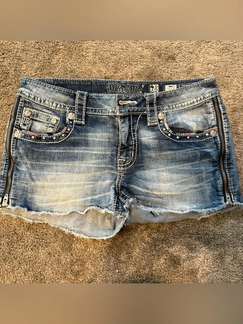 Y2K Miss Me Jeans Denim Shorts